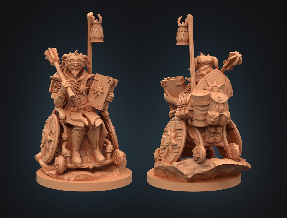 You just know he’s going to charge a dragon or some shit. 