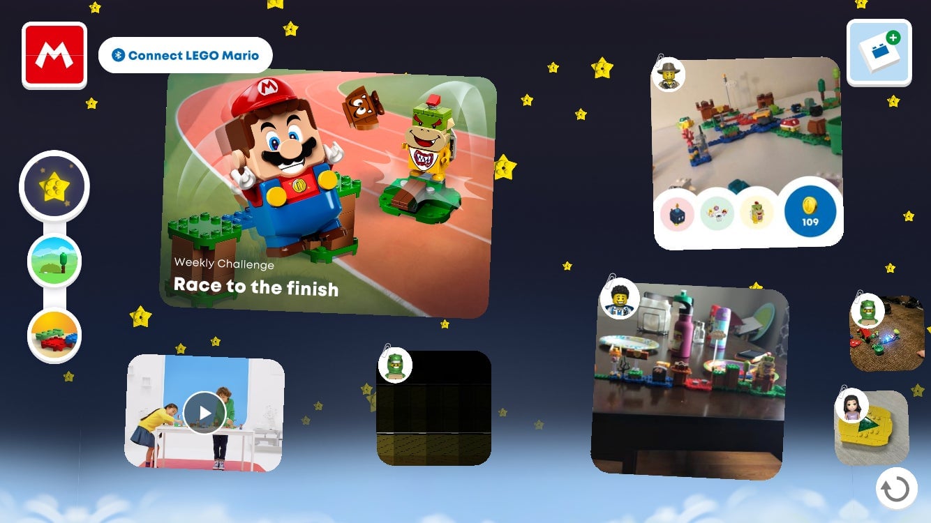 The Lego Super Mario app.