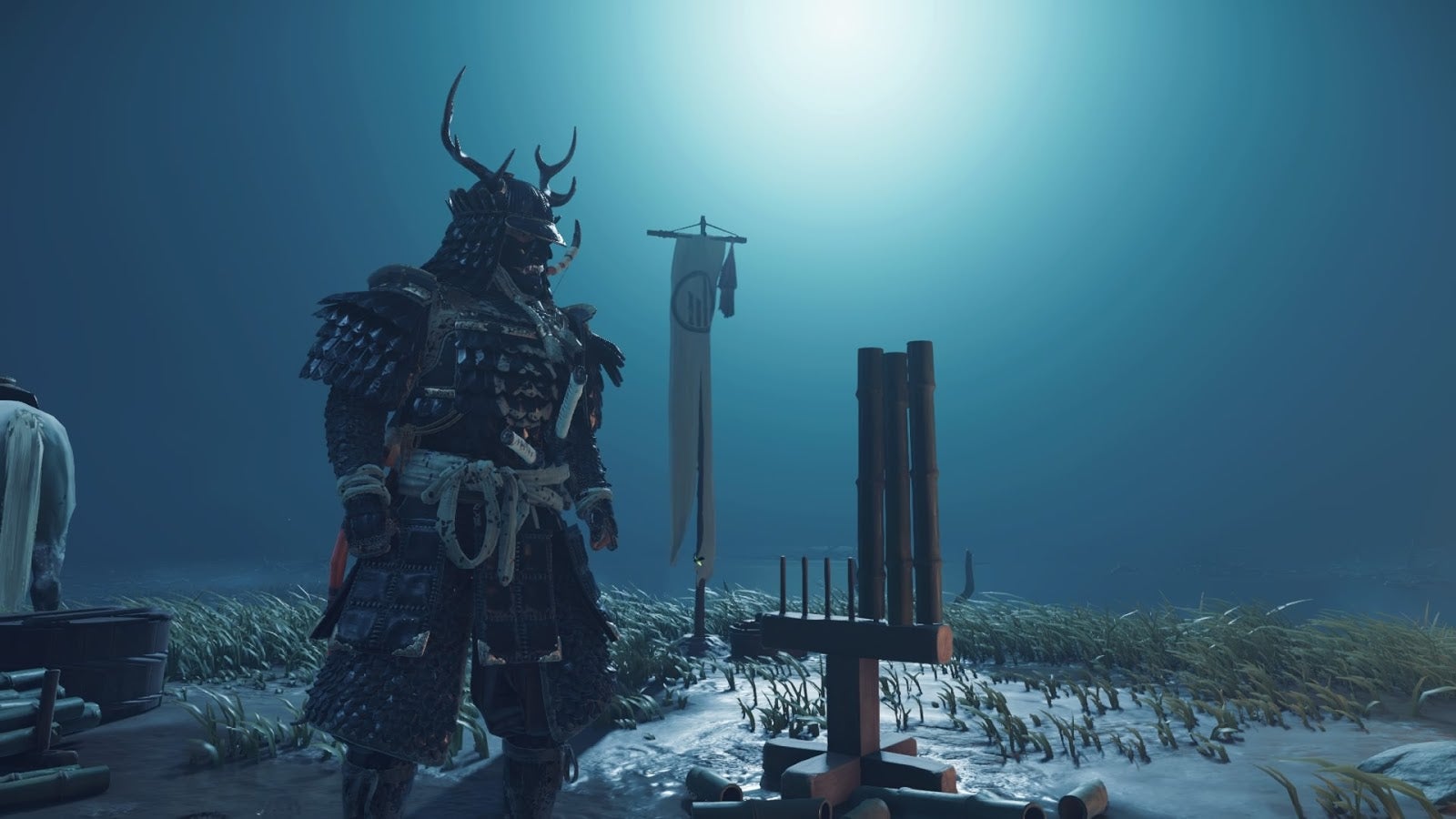 A partially-completed bamboo strike.