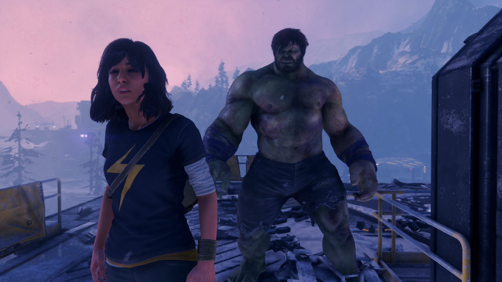 I was trying to use the game’s photo mode but hulk kept bombing. 