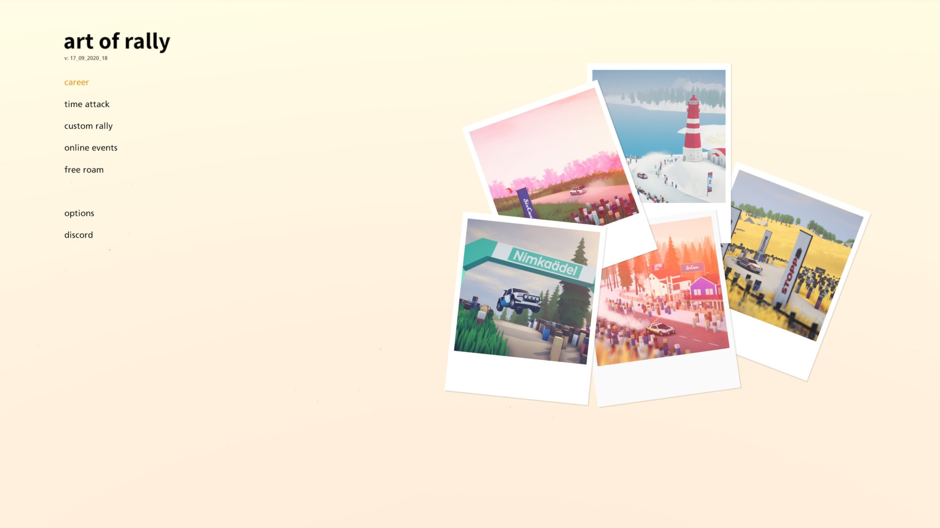 Every menu screen looks like this. They’re just gorgeous.