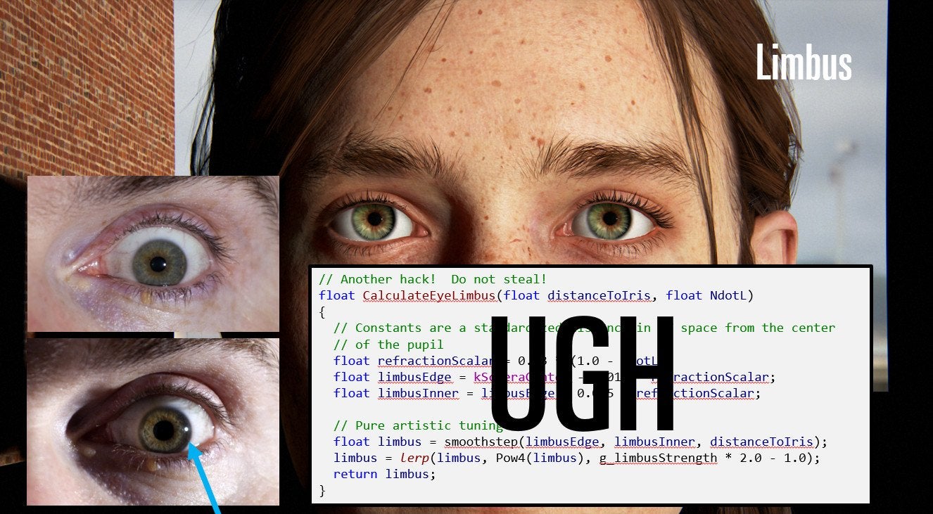 The text of the code says “do not steal”, but it’s not because Naughty Dog doesn’t want you using the code — it’s because, as explained, the code is a very hacky, rough workaround, and the devs recommend programmers and tech artists look for a cleaner, more elegant solution.