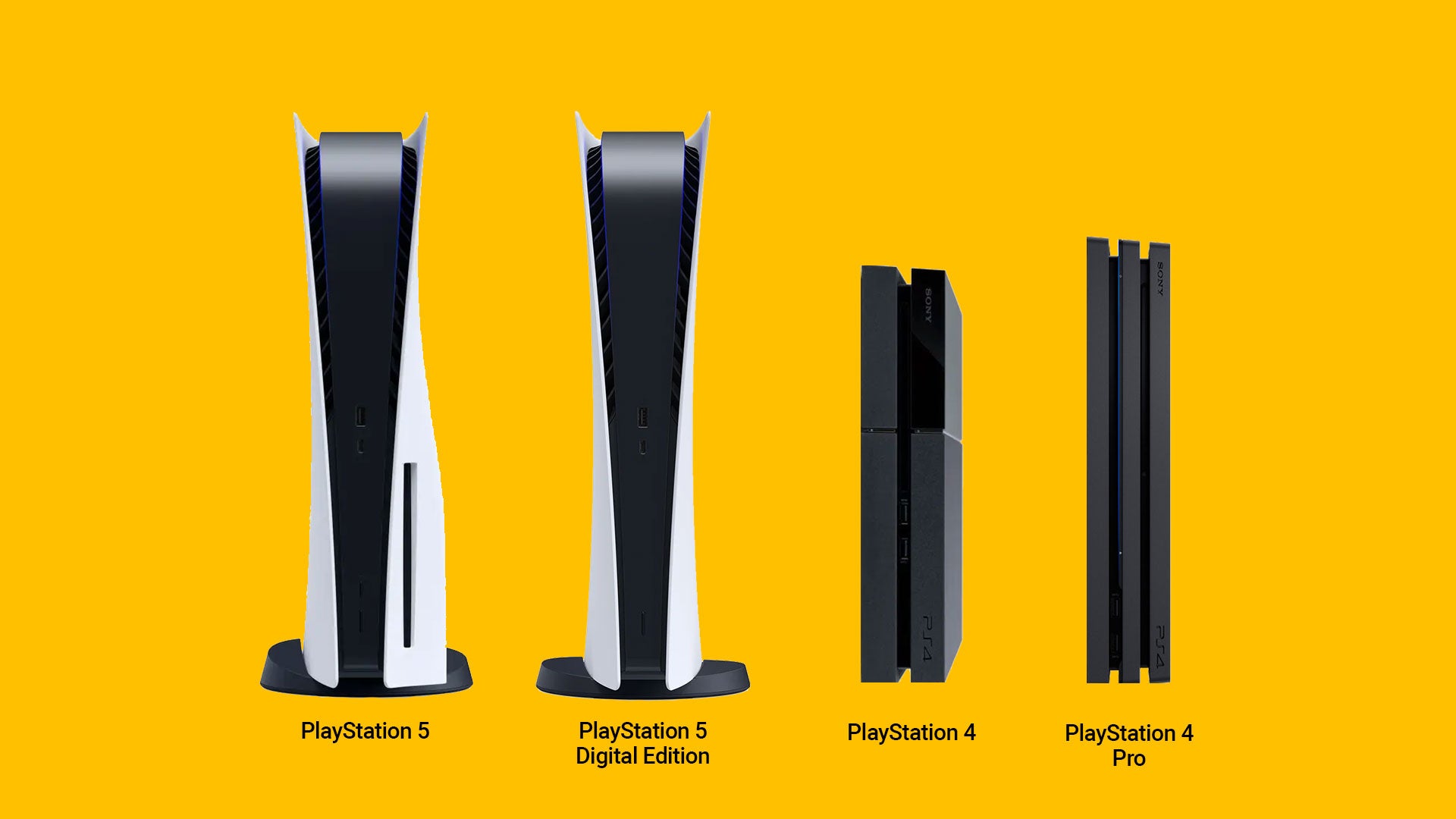And here’s the PS5 vs. the PS4.
