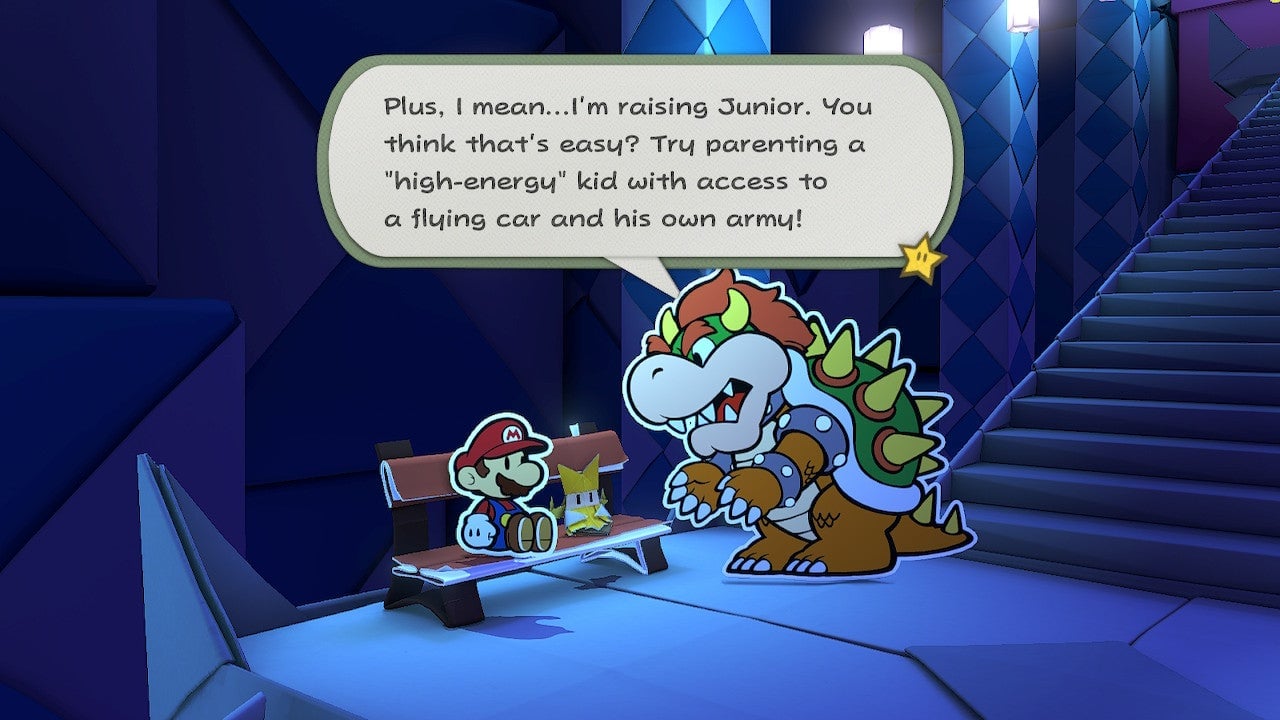 Bowser is the only recurring father in the entire Mario universe. Makes you think.