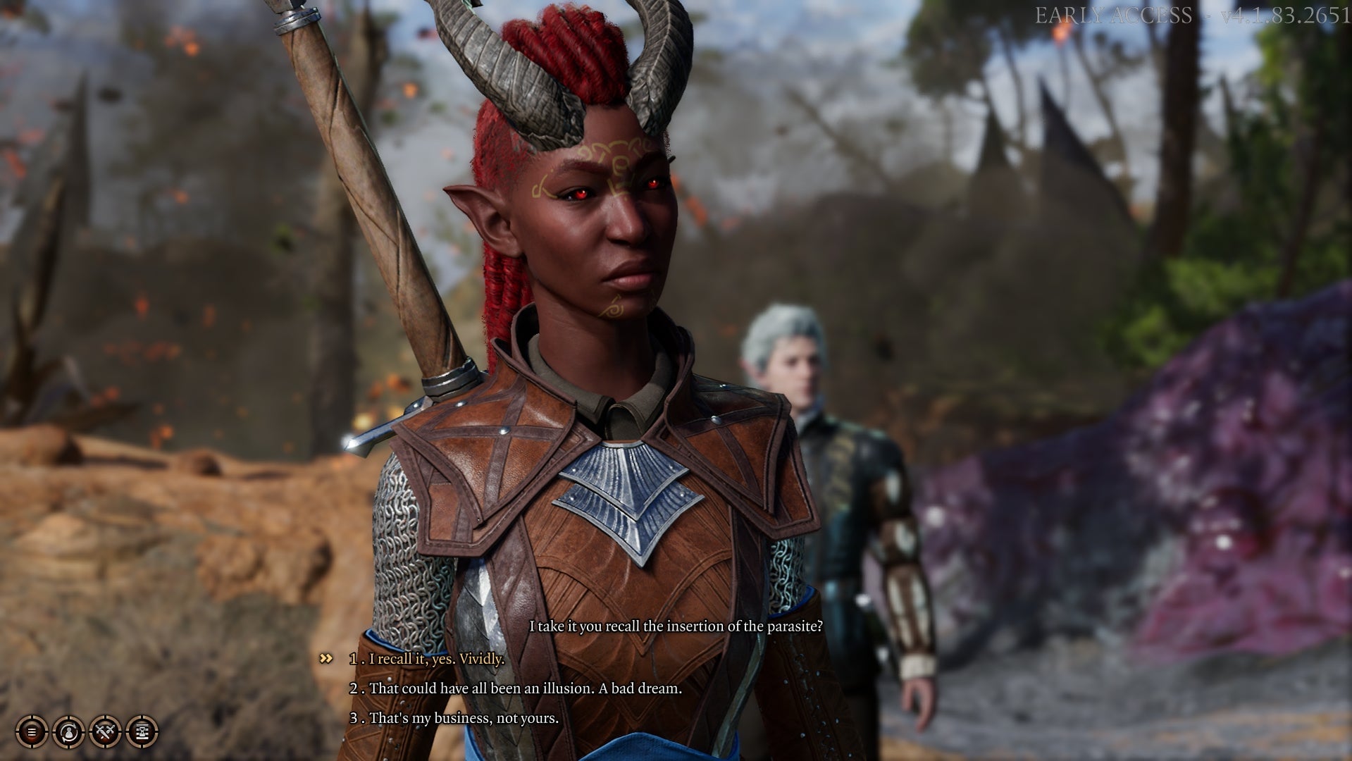 This is my tiefling child who has never done anything wrong ever.