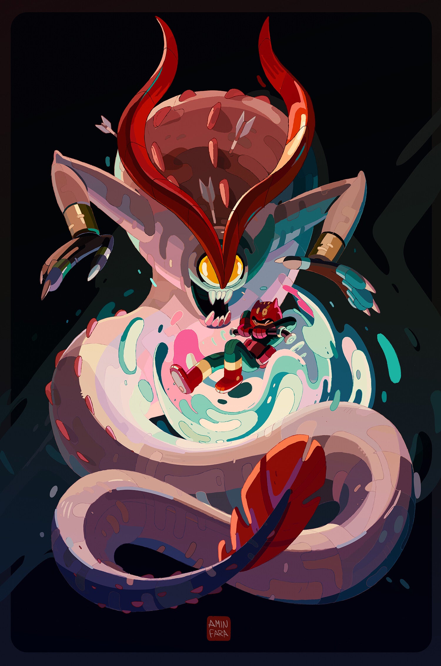 Illustration: Amin Faramarzian