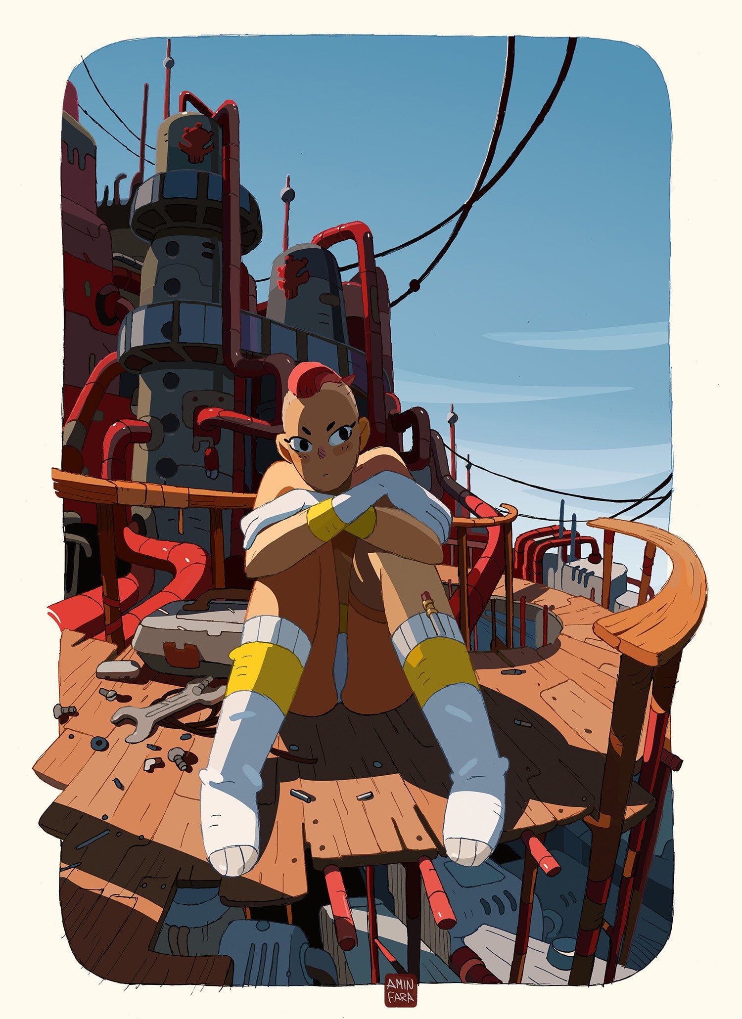 Illustration: Amin Faramarzian