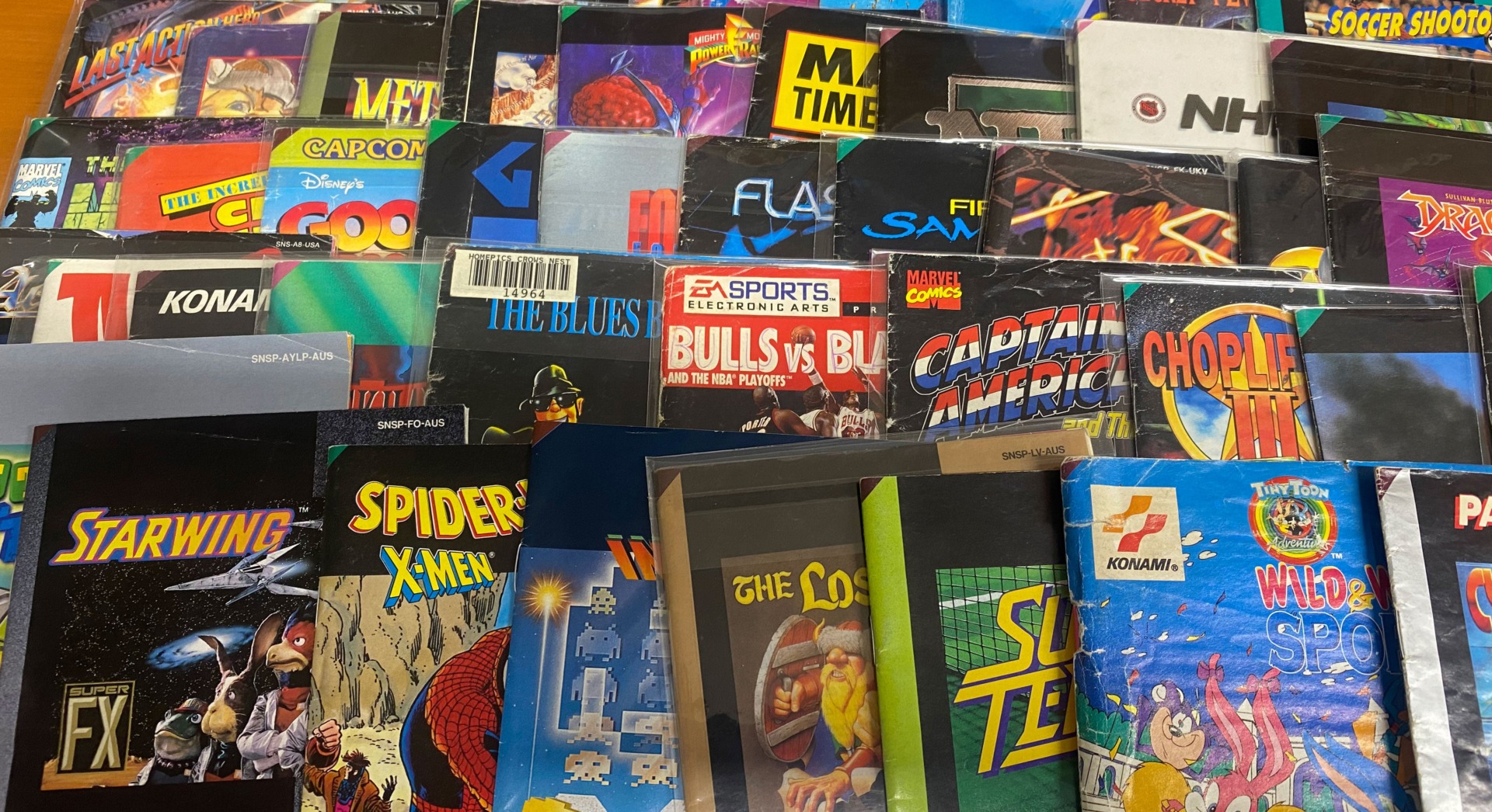 A selection of BuffaloJoe’s collection of PAL manuals.