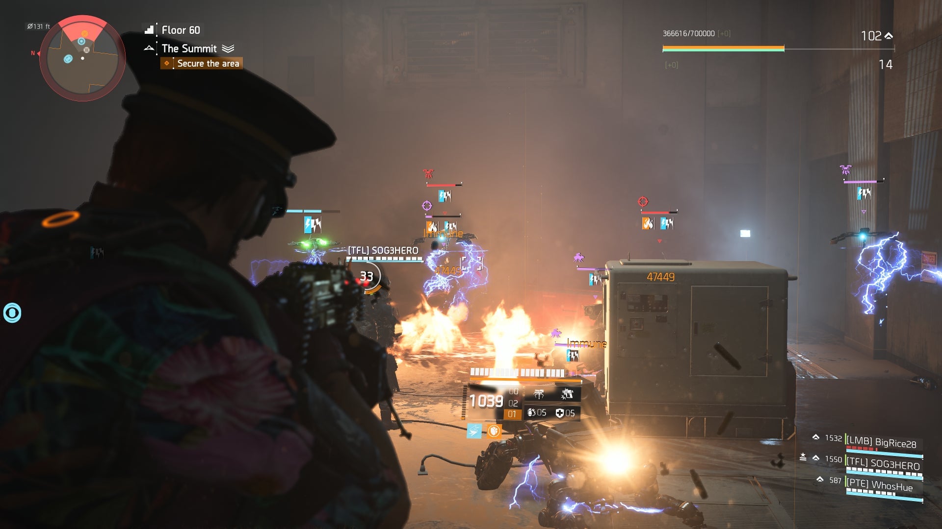 My strategy when things get a bit crazy is to just pull out my Bullet King and make the problems go away. 