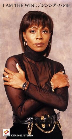 “Snake Eater” singer Cynthia Harrell from the cover of her Castlevania single “I Am The Wind.” This is the image that helped me find her.