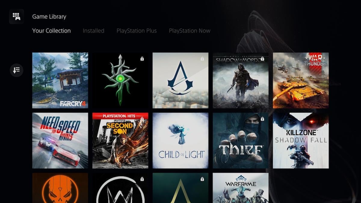 The lock symbol in the upper-right corner on these tiles indicates that they were played with a disc.