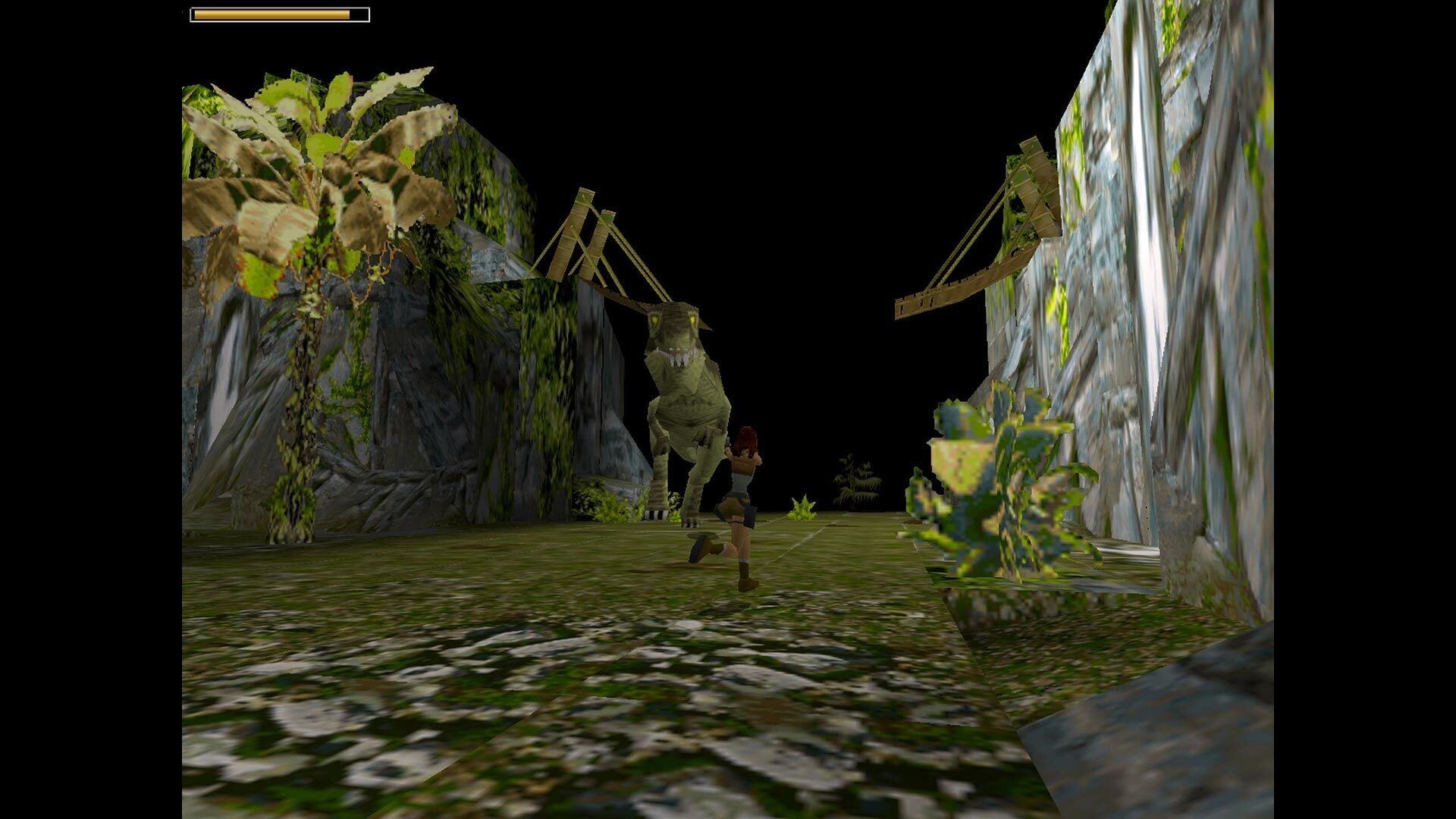 Imagine just minding your own business and a fucking T-Rex shows up. That’s what you get for being a grave-robbing culture thief Lara.