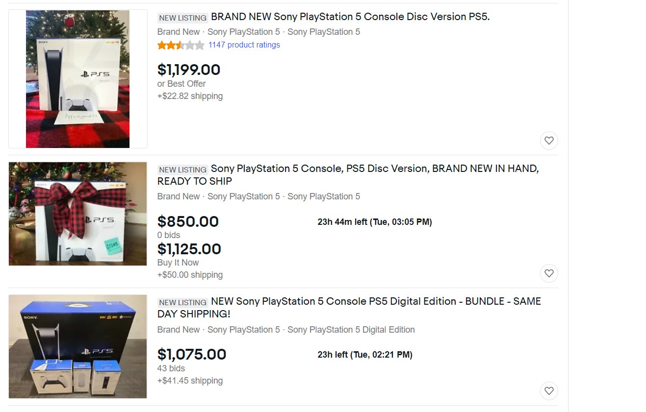 Screenshot: Ebay