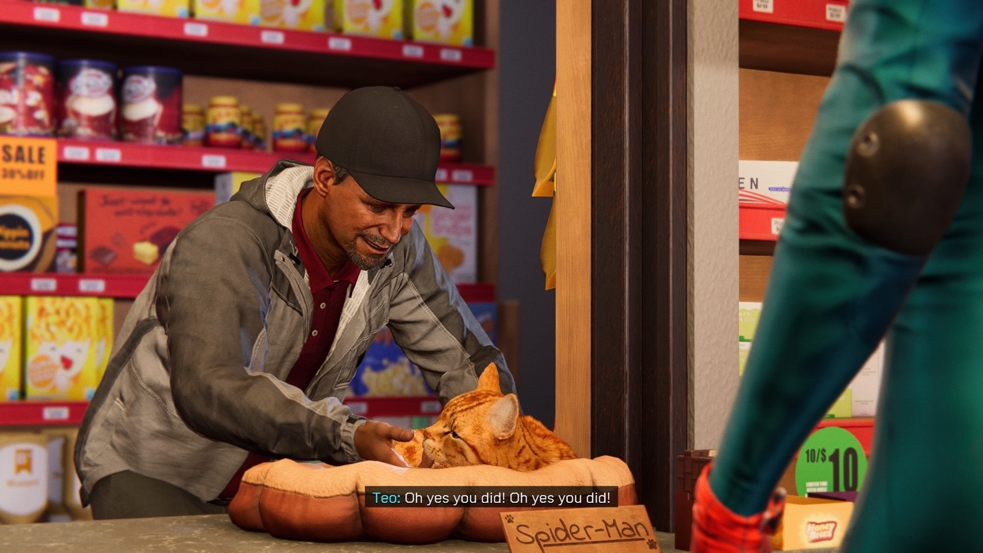 No, my son is ALSO named Spider-Man.