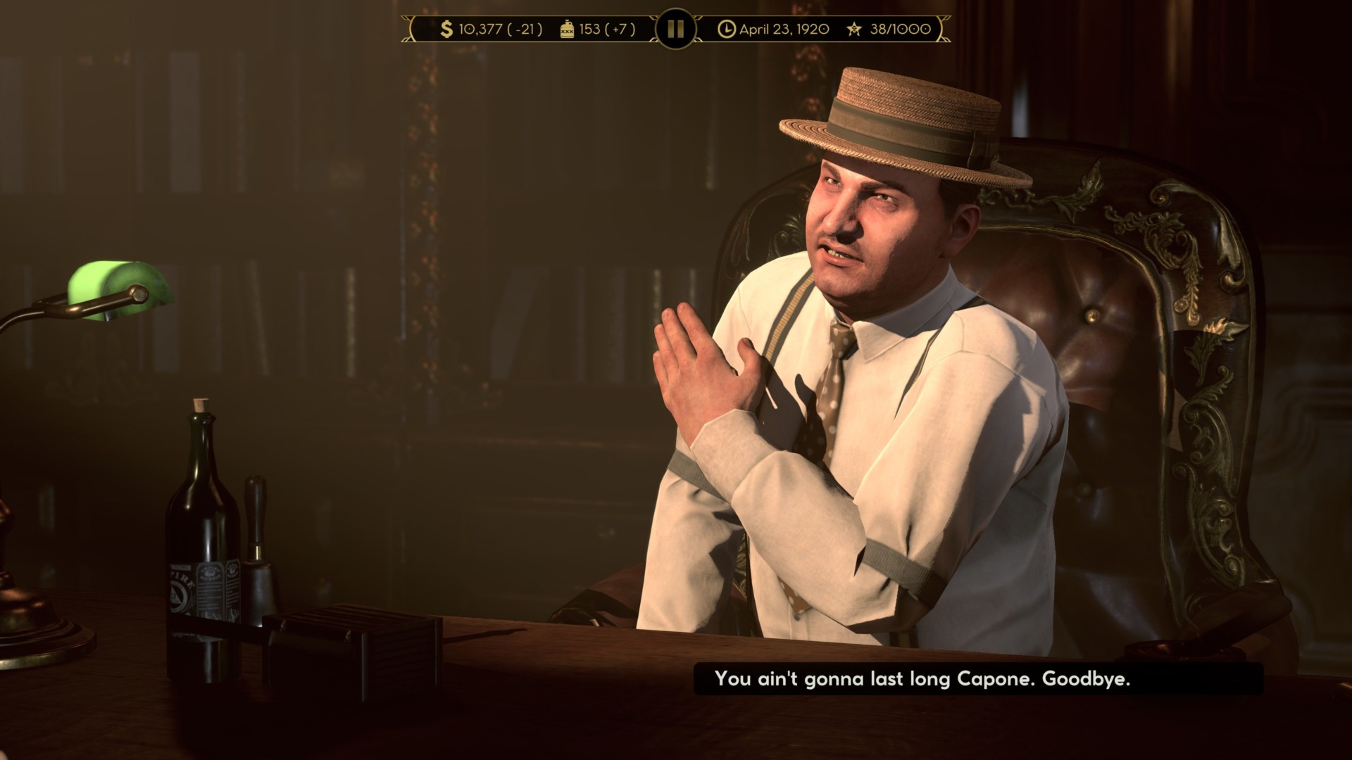 The RPG-like sitdowns, where you can threaten or bluff your way into (or out of!) deals and combat are one of the games highlights.