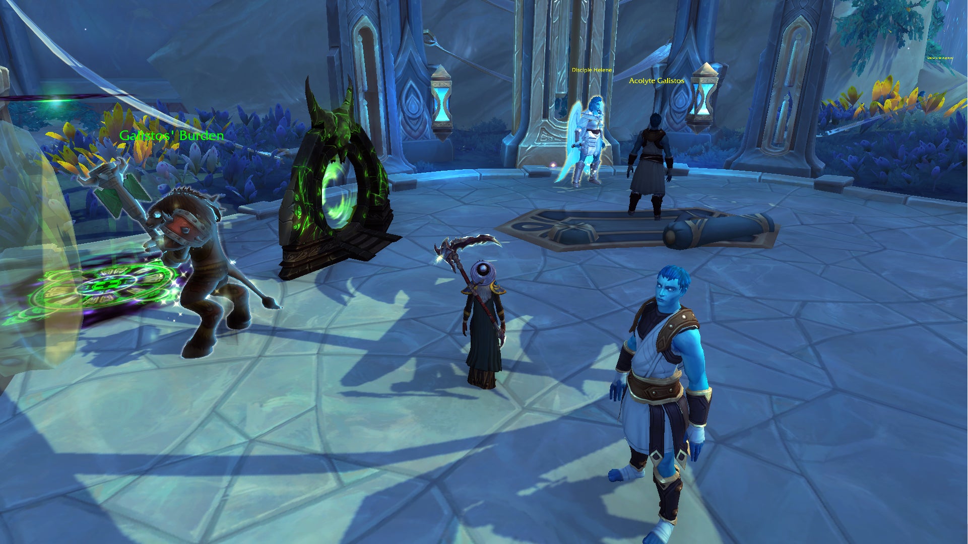 There’s Gallistos in the back of the image and the memory of him as a taruen in the foreground. Wonder what his name was before they took it from him. How awful.