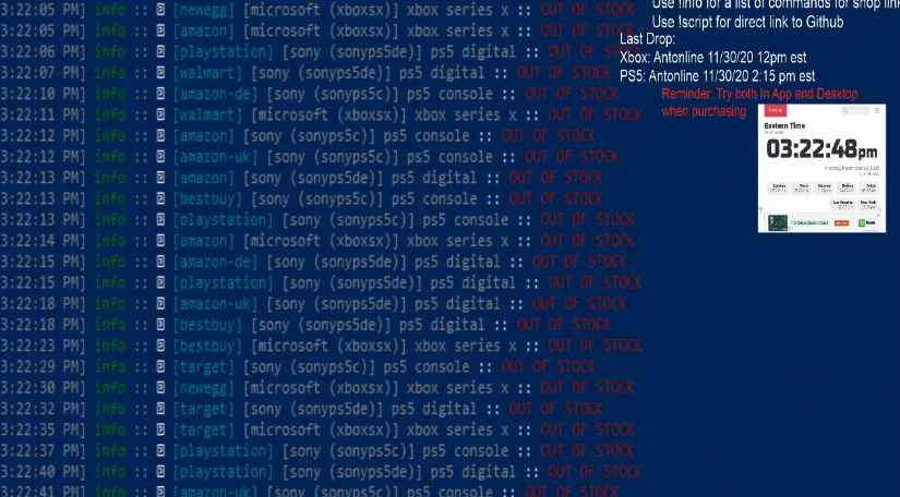 Bots on Twitch will let watch a stream for hours waiting for new PS5 and Xbox Series X/S stock to pop up. 