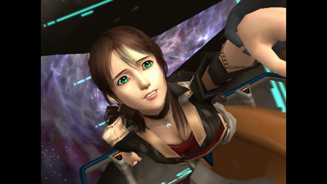 Shion in Xenosaga Episode II, with an overhauled graphics engine and new designs.