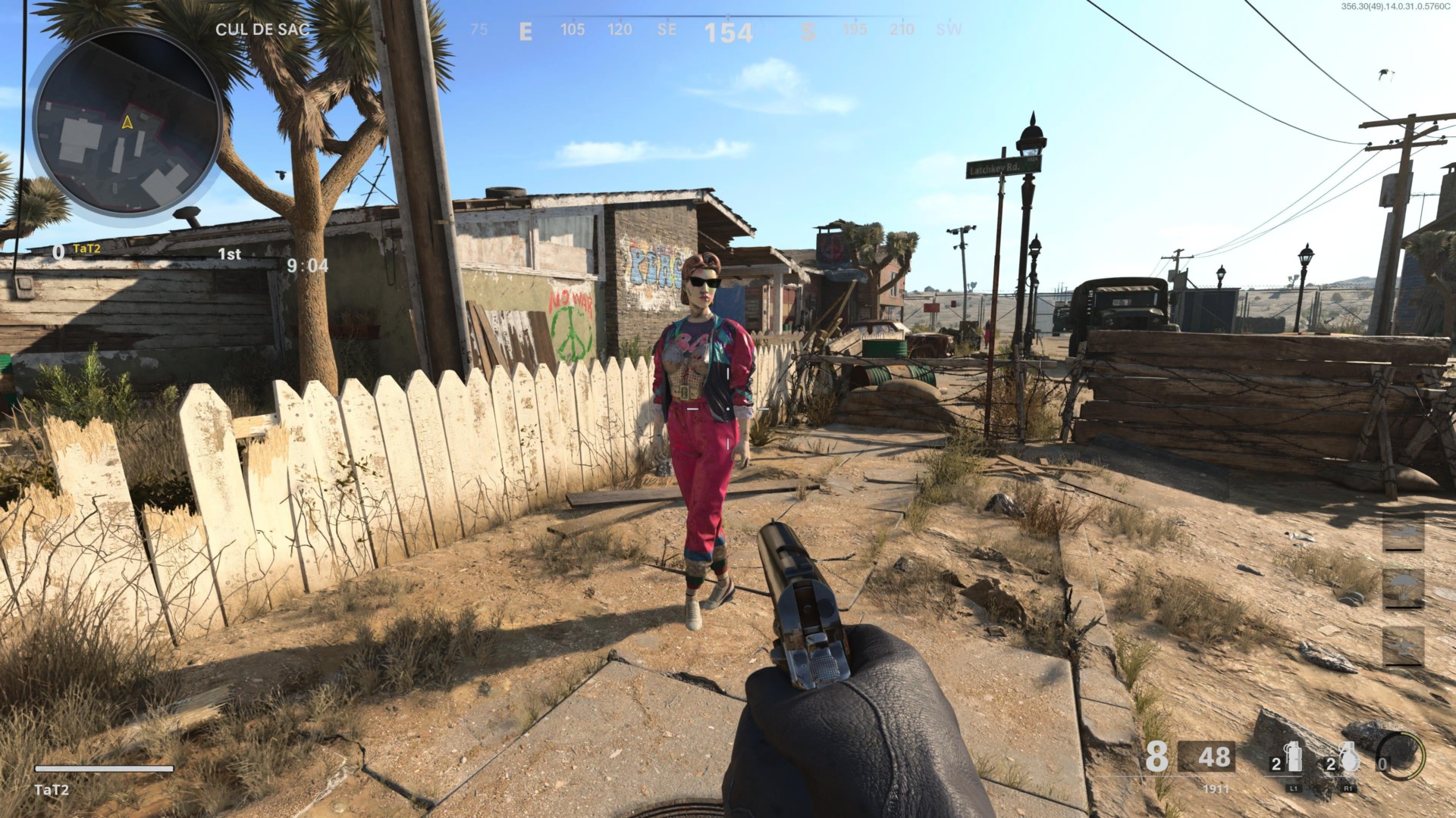 This Nuketown mannequin is dressed to impress.