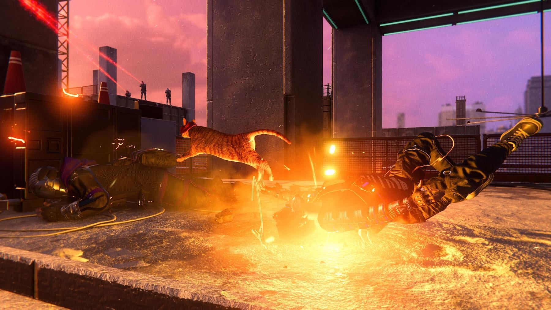 This is one cat who could rescue himself, to be honest.