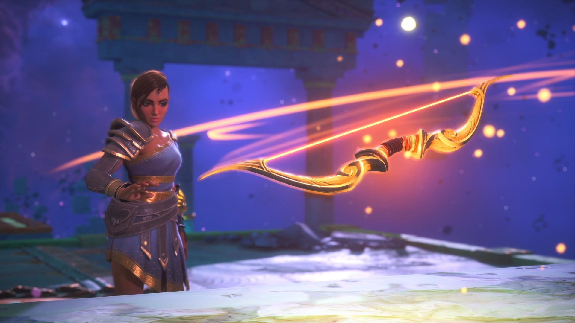 Always take a bow that’s glowing. 