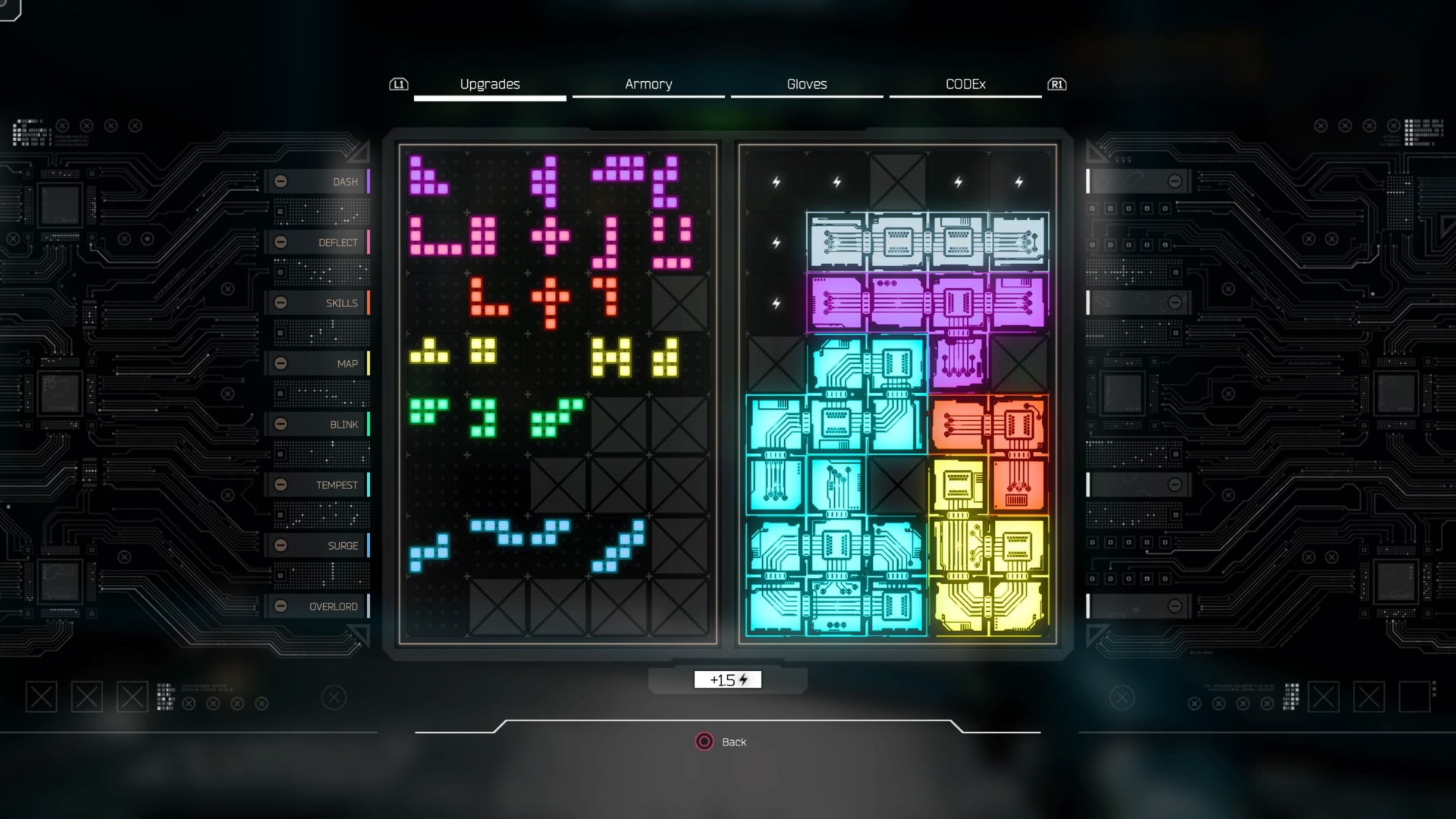 No, I’m not that bad at Tetris. You just can’t place pieces on the grayed-out “X” squares.
