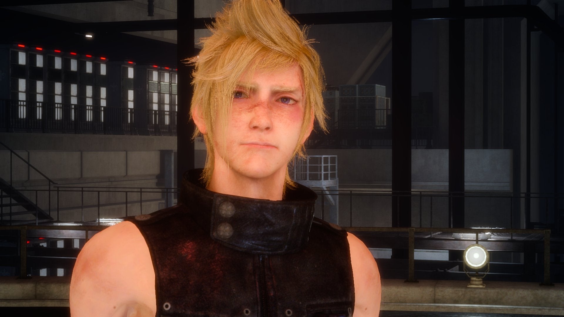 Prompto immediately after you tell him he’s beautiful.