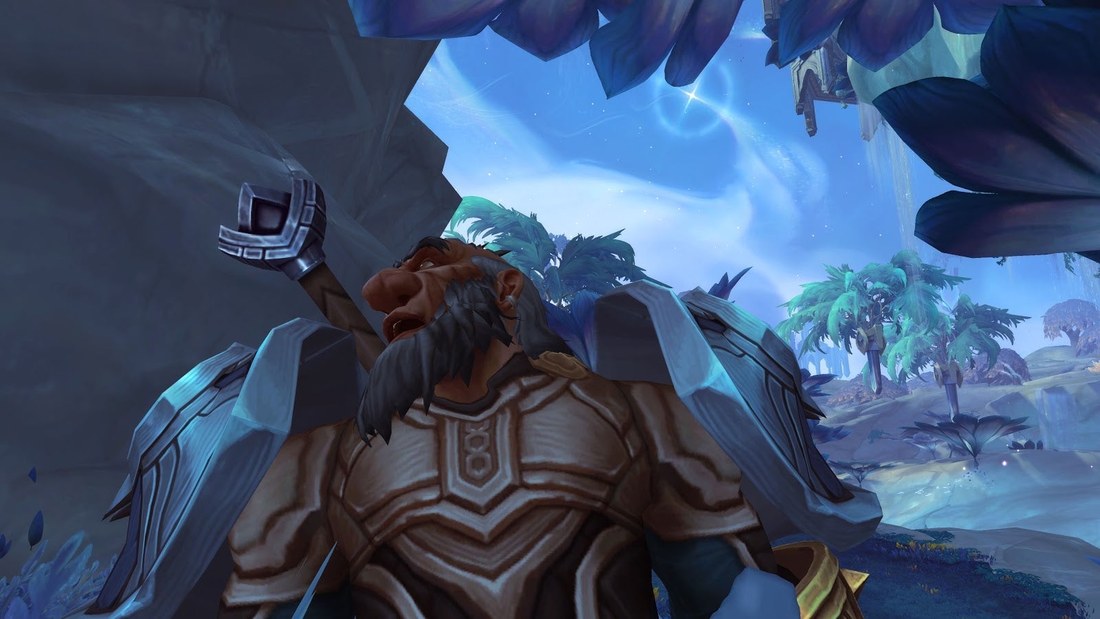 Stu’s dumbfounded look betrays his childlike wonder over just about everything. 