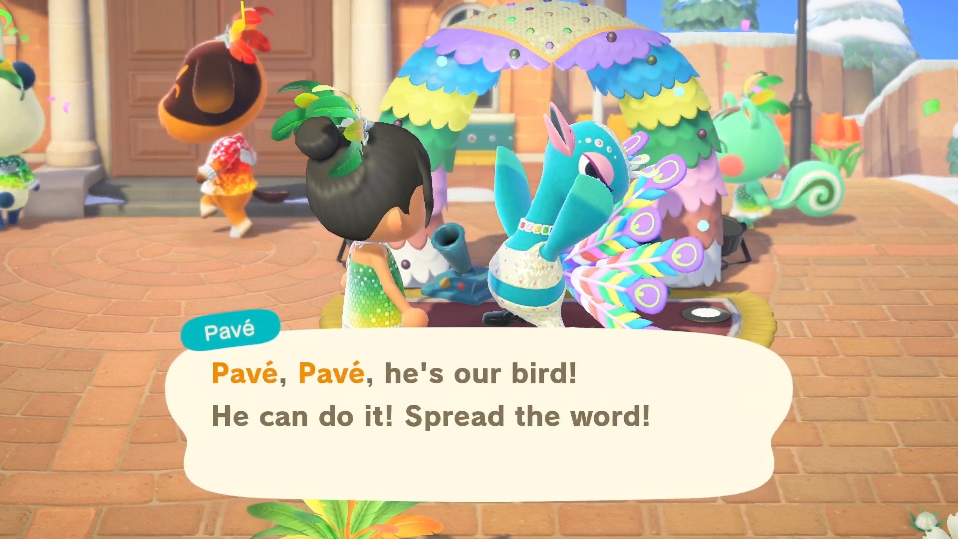 Consider the word spread. 