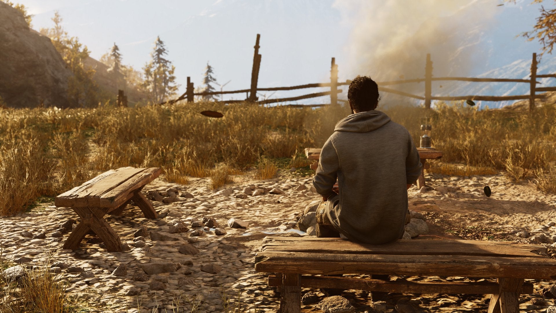 Basim doing his best impression of a Decemberists photoshoot.