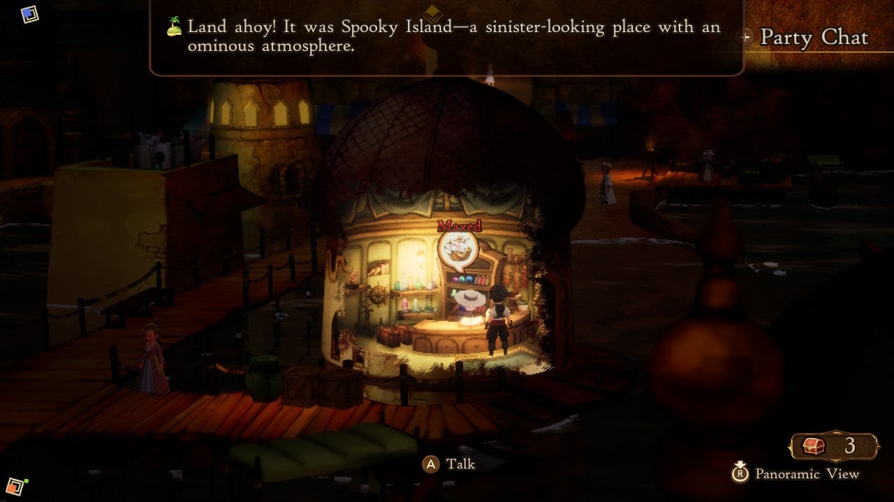 When you see “maxed” over the boat icon, you know your haul is full.