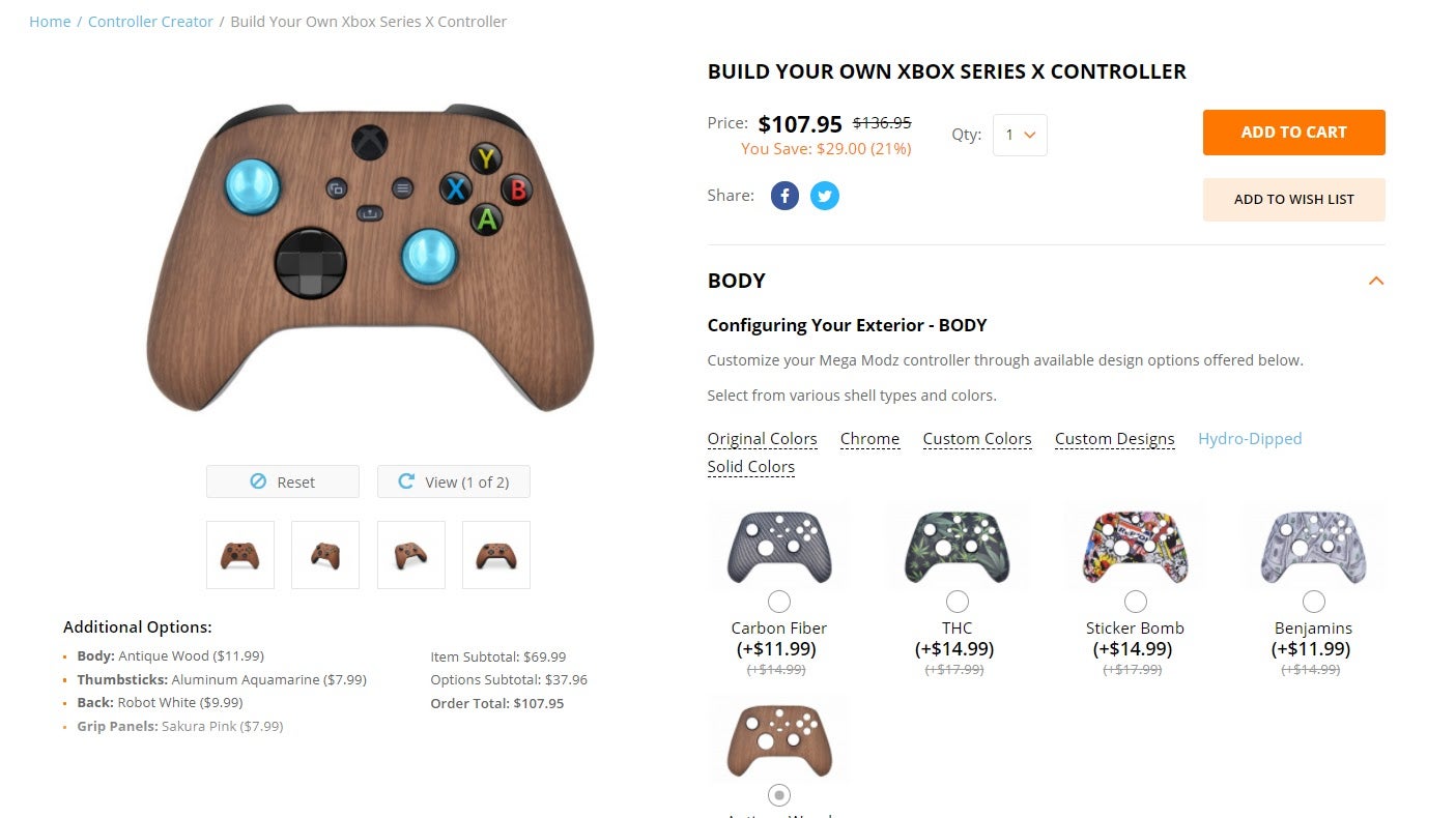 Really love that wood grain, though. 