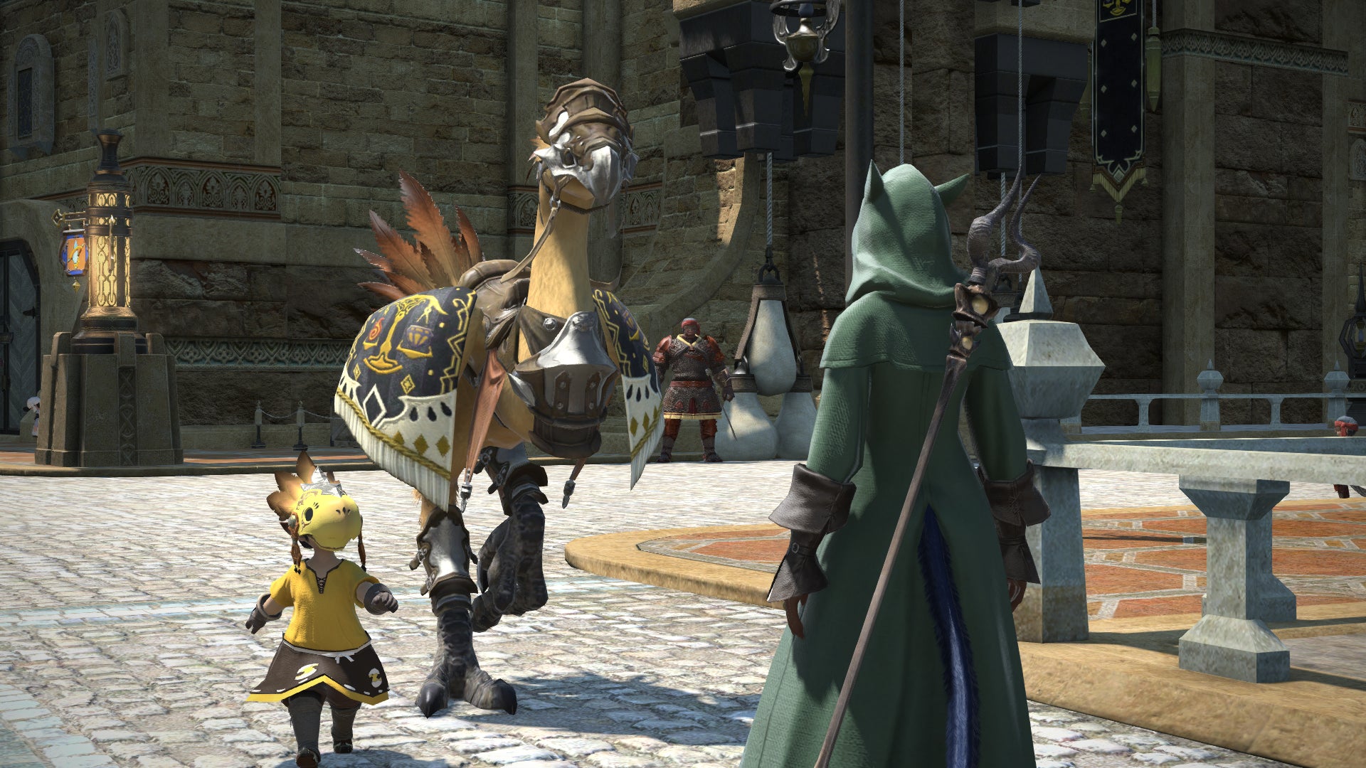 Like any good history nerd, I named my chocobo Bucephalus after Alexander the Great’s trusty steed.