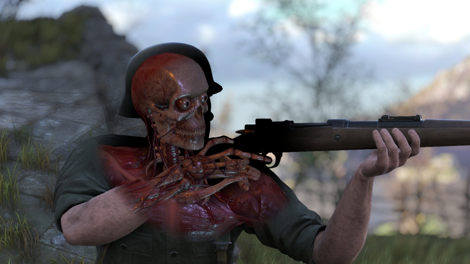 Killing Nazis in 60 fps. Bad day to be a digital Nazi. 