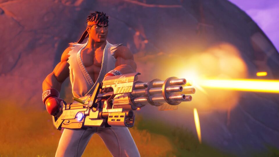 It's Weird To See Ryu Use A Gun In Fortnite - Kotaku