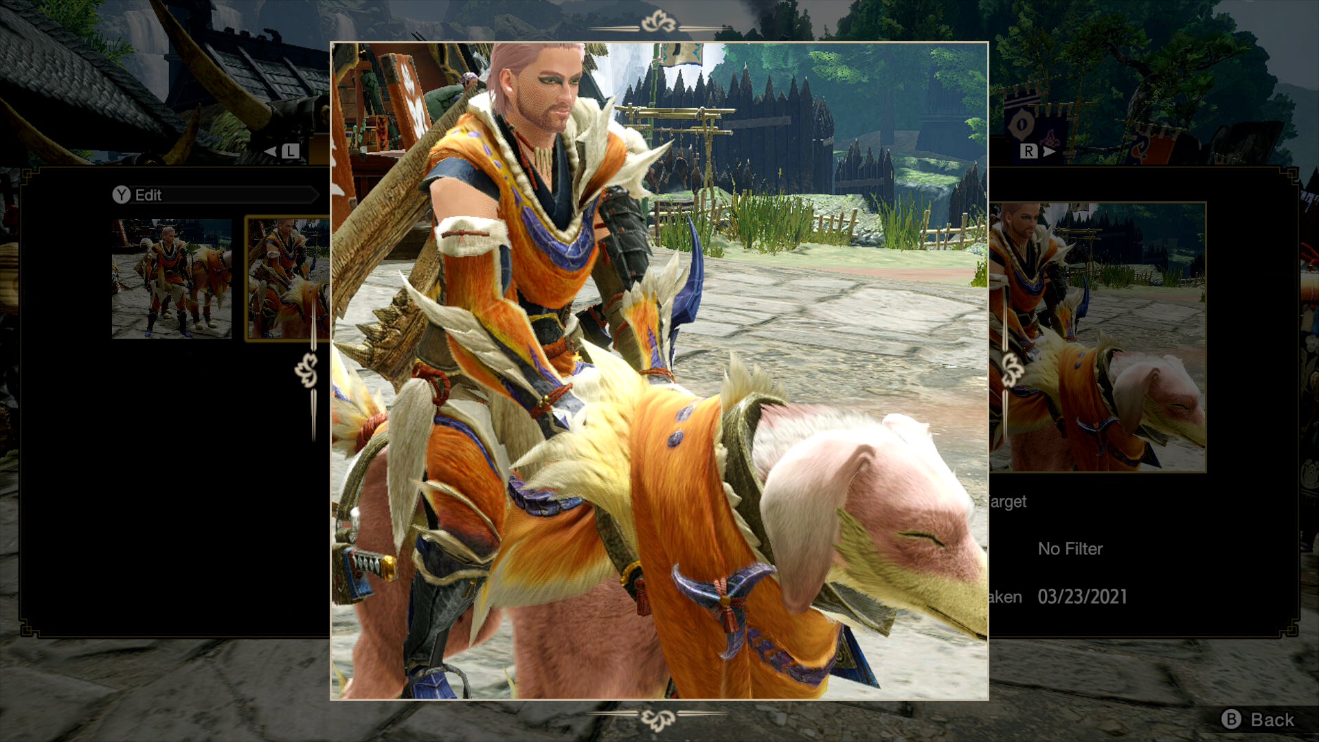 Still getting used to the in-game camera as well.