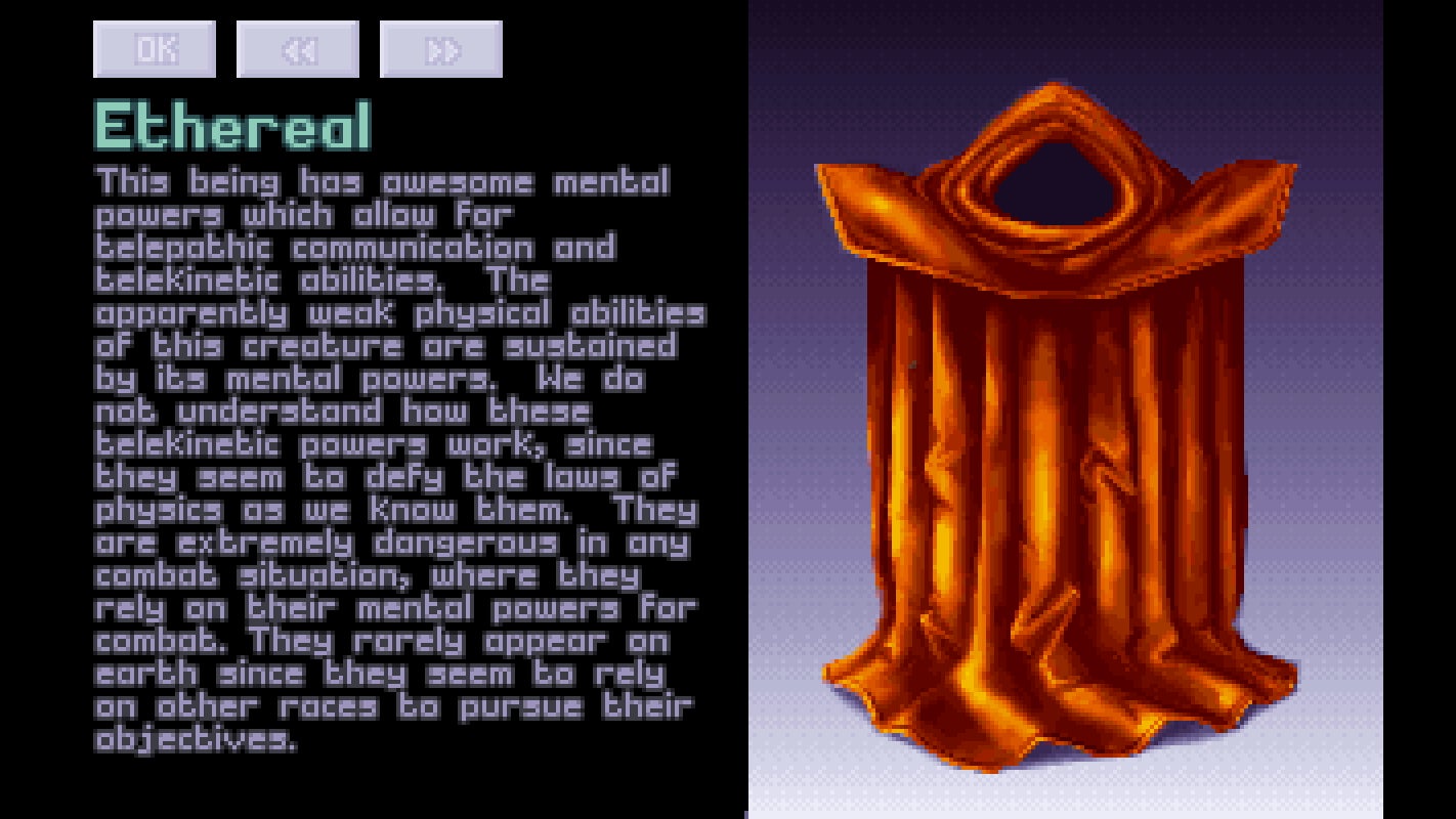 The Ethereal was the toughest alien in X-COM. Worse yet, they and all aliens kept the same vision range at night, making them doubly dangerous.