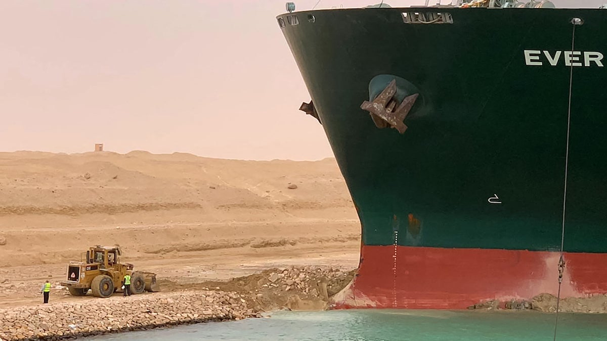 Photo: Suez Canal Authority/HO/AFP