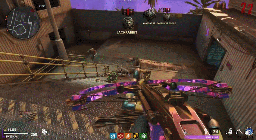 The crossbow has been especially powerful in the game’s zombies mode. 