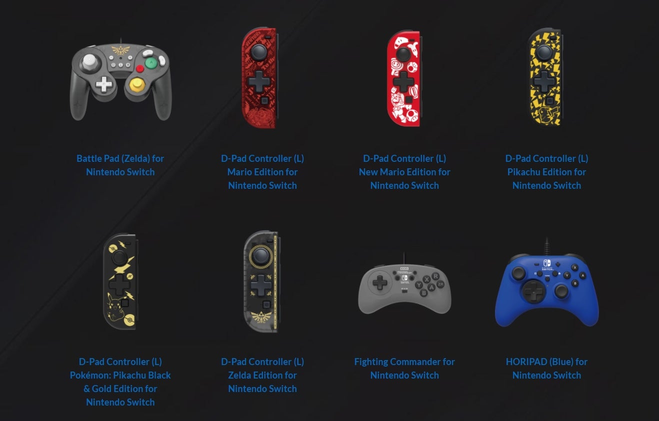 Screenshot: hori.co.uk