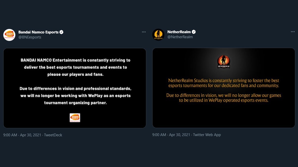 Screenshot: Twitter / Bandai Namco / NetherRealm Studios