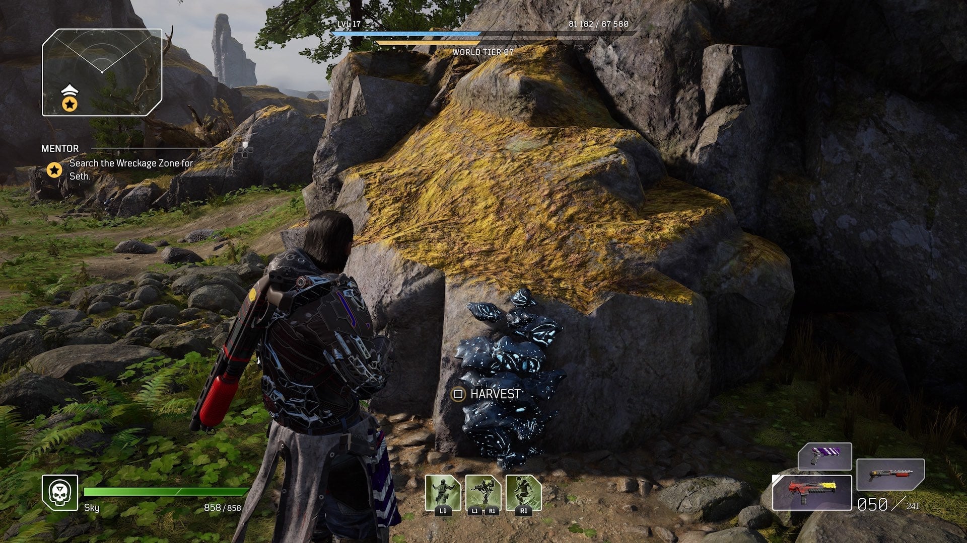 Mining is another easy way to stock up on basic resources.