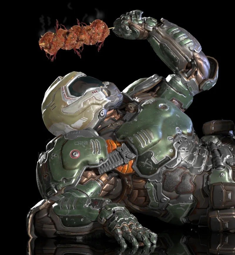 richardrae1 wins the award for “Sexiest Doomguy.” 