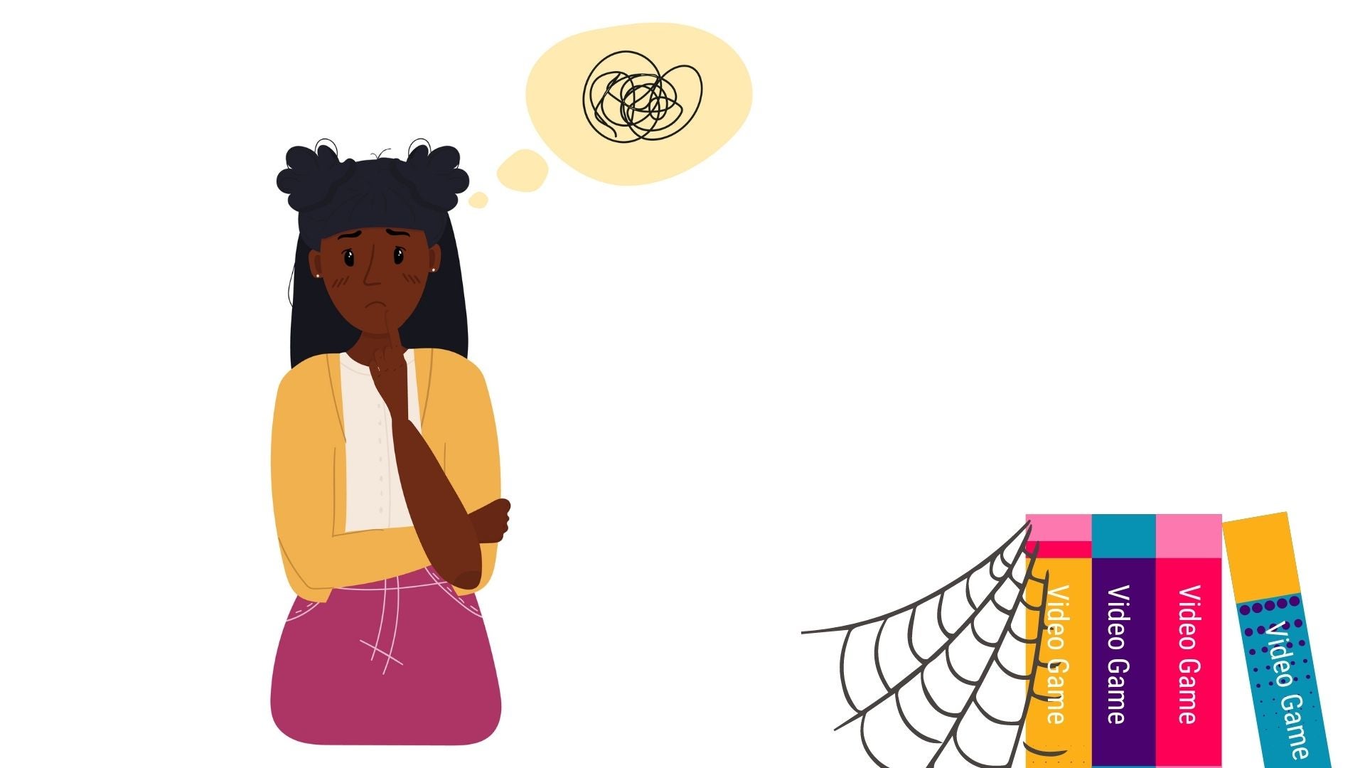 Me, with much better hair, contemplating my backlog with 