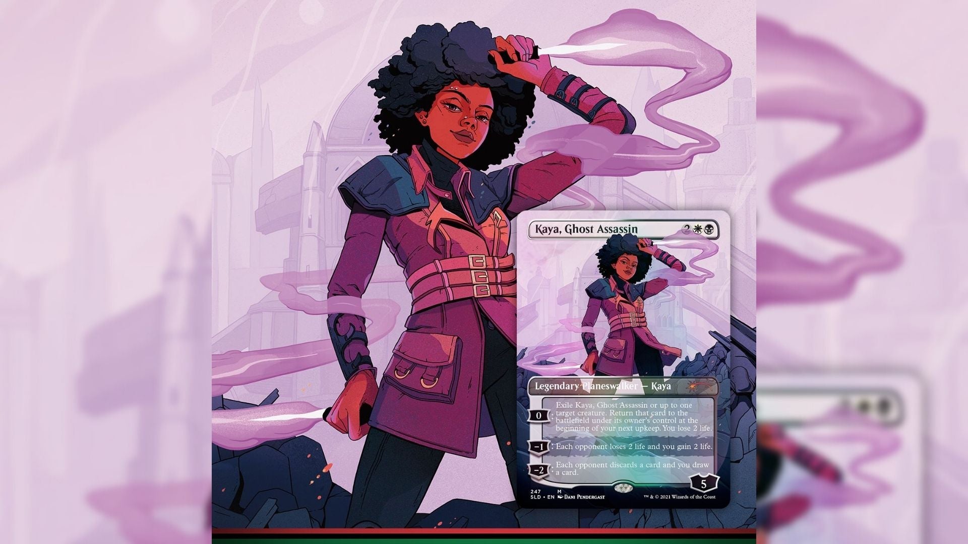 The Black is Magic variant of Kaya, Ghost Assassin.