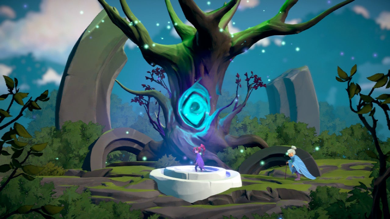 Estoria, clearly a fantasy realm, is home to an elderly woman who bears an uncanny resemblance to Izzy’s gran.