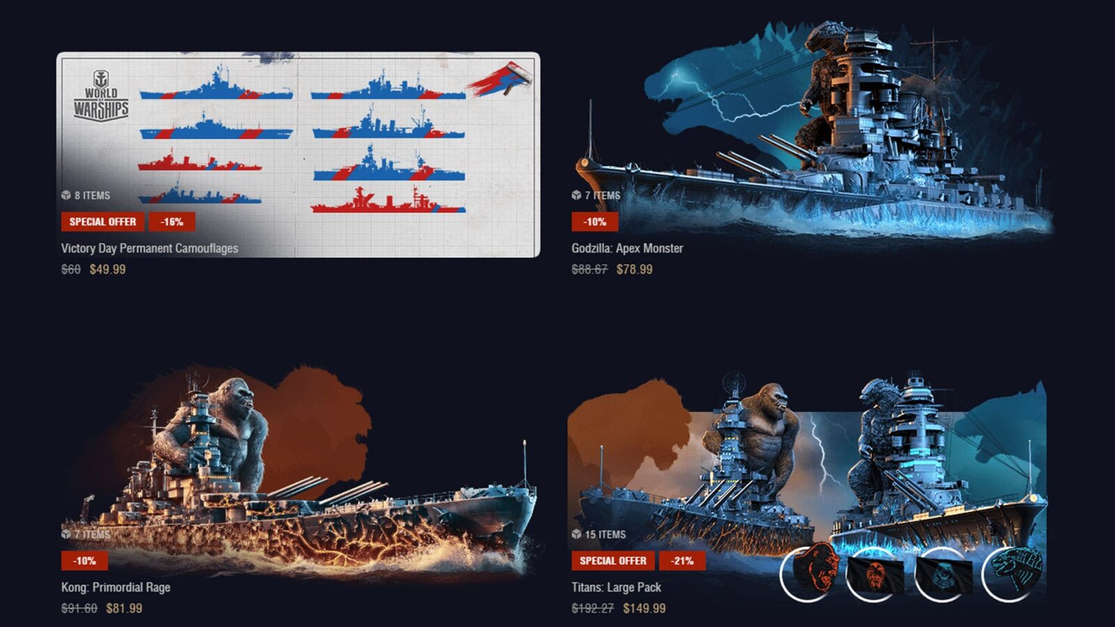 World Of Warships Adds Very Bored King Kong And Godzilla - Kotaku