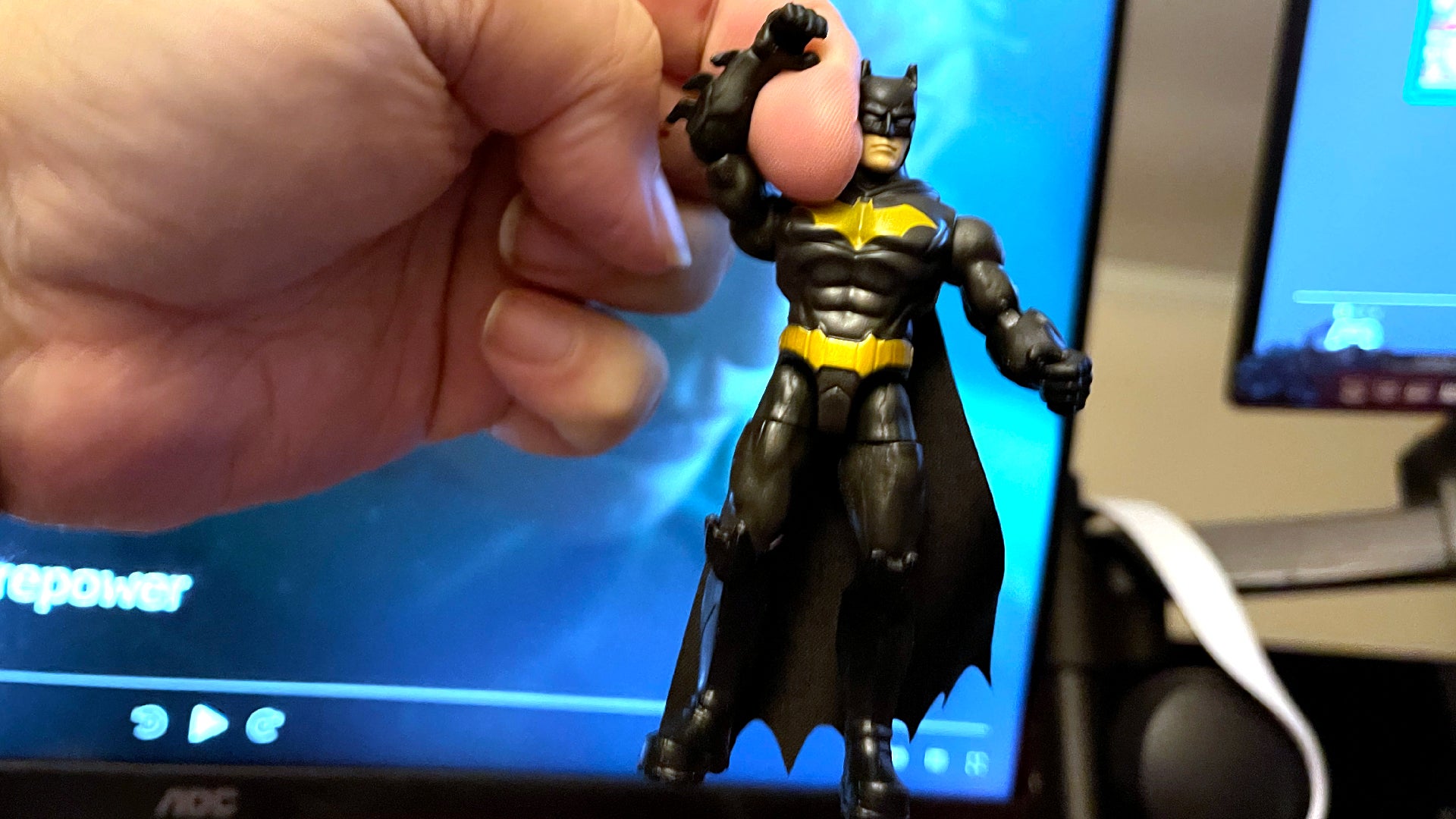 Batman and me, we’re best friends. 