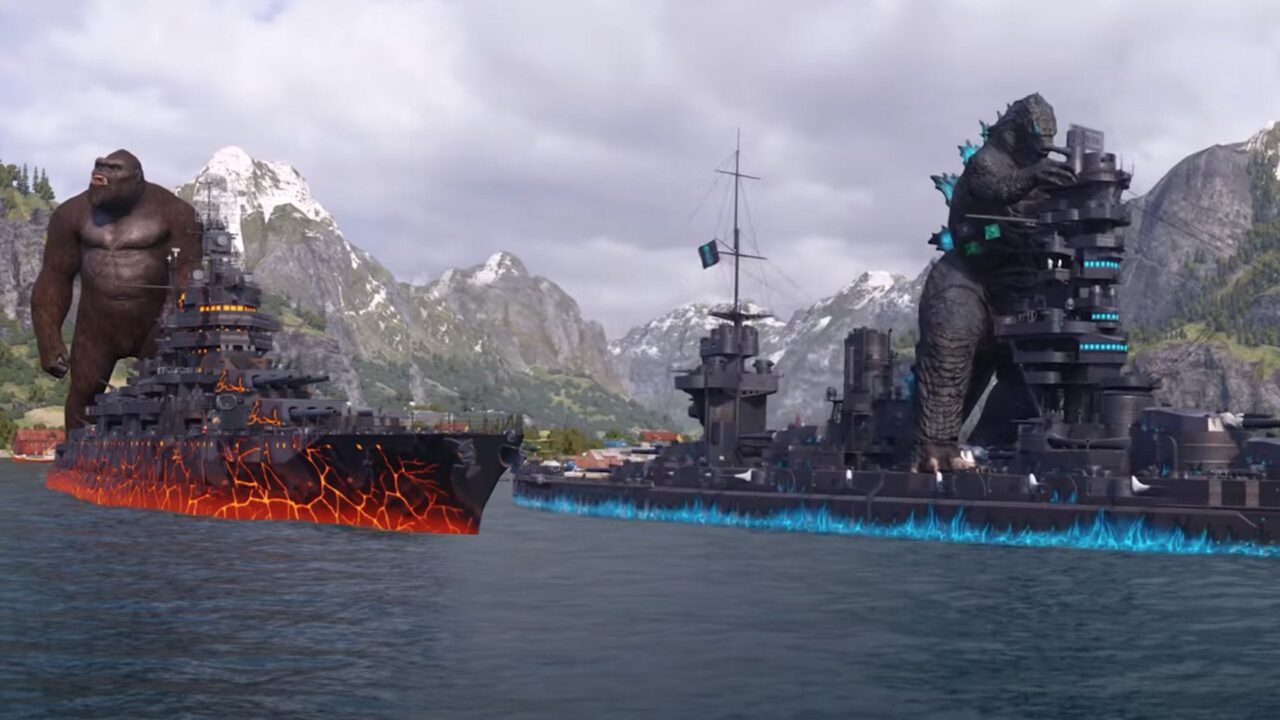 World Of Warships Adds Very Bored King Kong And Godzilla - Kotaku