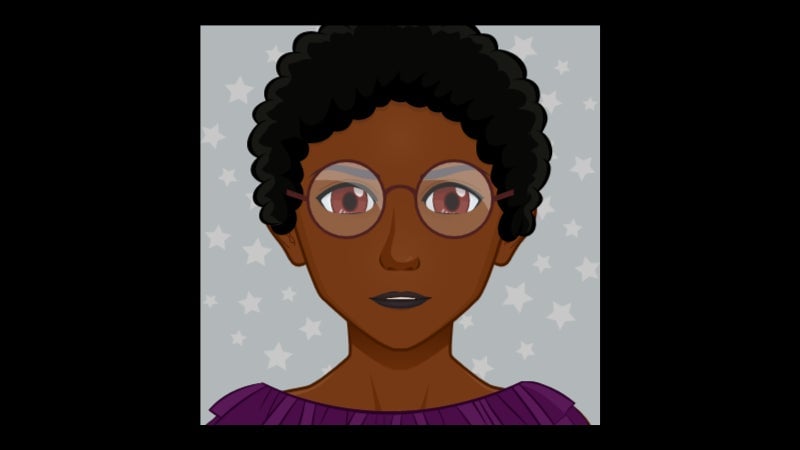 God, this afro is ugly. 